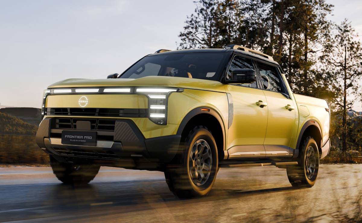 MDP Nissan Frontier Pro hibrida accion Nissan Frontier Pro: La nueva era de las pick-ups medianas en América Latina