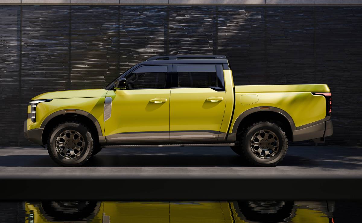 MDP Nissan Frontier Pro hibrida perfil Nissan Frontier Pro: La nueva era de las pick-ups medianas en América Latina