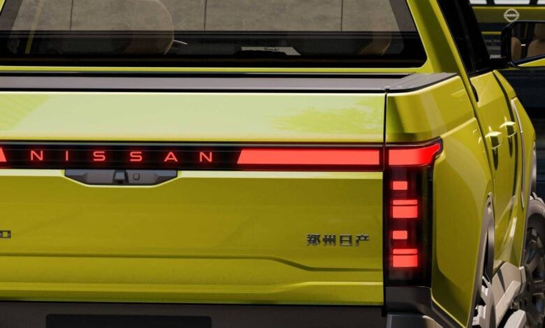MDP Nissan Frontier Pro hibrida trasera Nissan Frontier Pro: La nueva era de las pick-ups medianas en América Latina