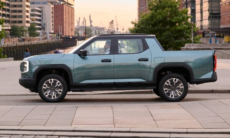 MDP Pick up Maxus eTerron 9 perfil Maxus eTerron 9: La Nueva Pick-Up Eléctrica que Revoluciona el Mercado