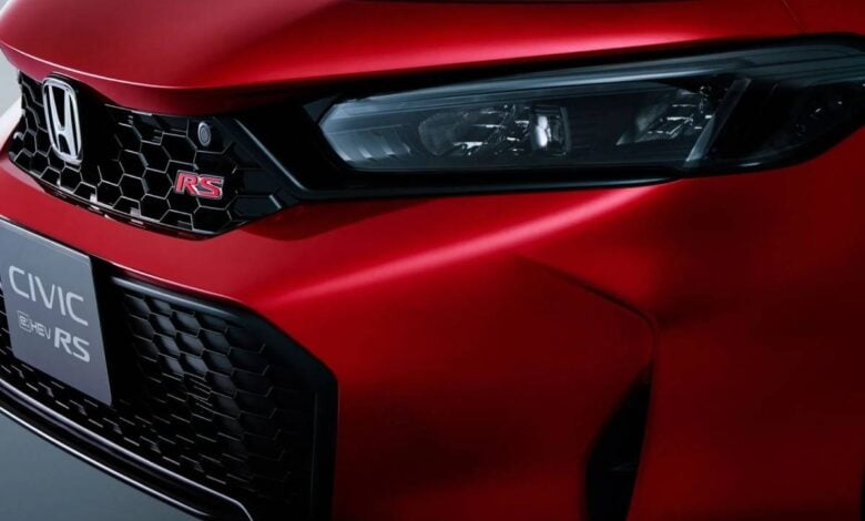 MDP Sedan Honda Civic e HEV RS teaser Honda Civic e:HEV RS: La Nueva Era del Deporte Híbrido en Japón