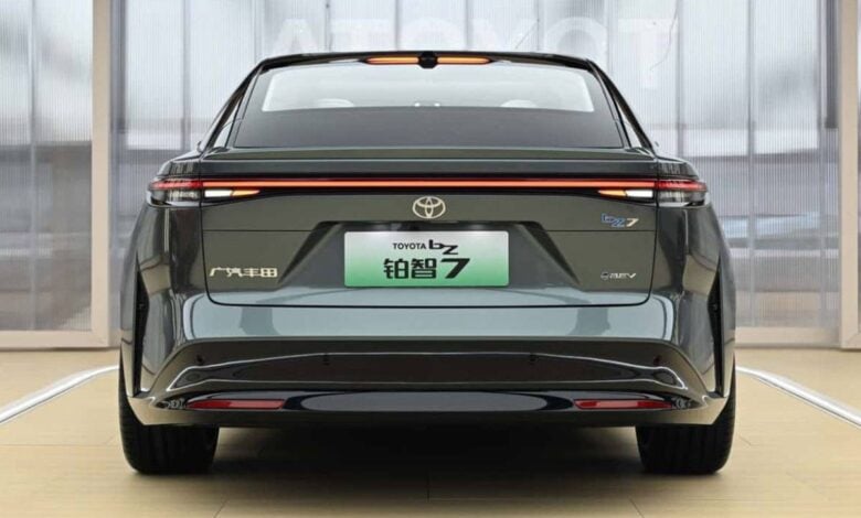 MDP Sedan Toyota BZ7 cola Toyota bZ7: La revolución eléctrica que sorprende al mercado chino