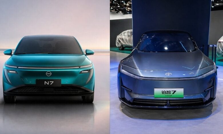 MDP Toyota bZ7 vs Nissan N7 1 Toyota bZ7 vs Nissan N7: ¿Quién lidera la nueva era de los sedanes eléctricos?
