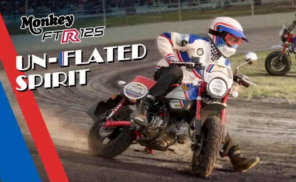 MDP honda monkey ftr 1 La Honda Monkey FTR Limited Edition: Un Homenaje Rodante al Flat Track Estadounidense