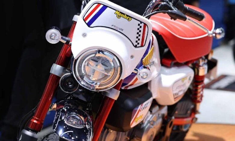 MDP honda monkey ftr 3 La Honda Monkey FTR Limited Edition: Un Homenaje Rodante al Flat Track Estadounidense
