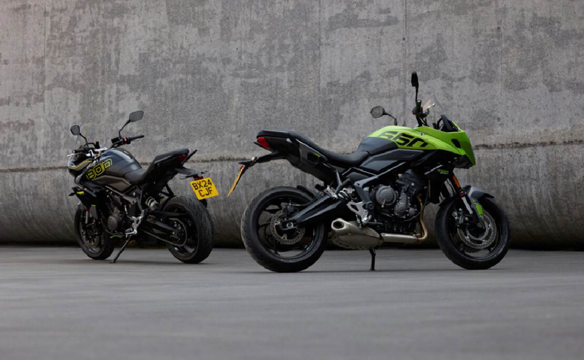 Lateral de la Triumph Tiger Sport 660