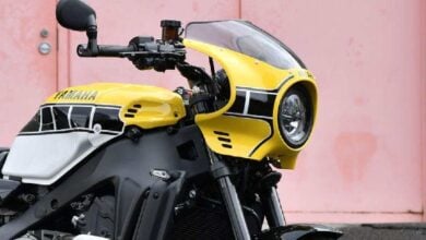 MDP yamaha xsr 900 us intercolor Yamaha XSR900 “US Intercolor”: Un Vistazo a la Herencia Deportiva en el Salón de Osaka