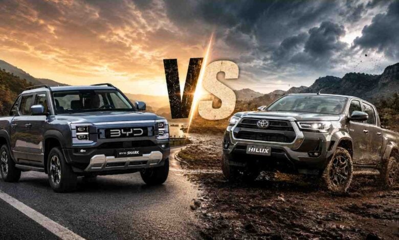MDP BYD Shark vs Toyota Hilux La Revolución de las Pick Ups en Argentina: BYD Shark, la Opciones Híbrida que Cambiará el Mercado