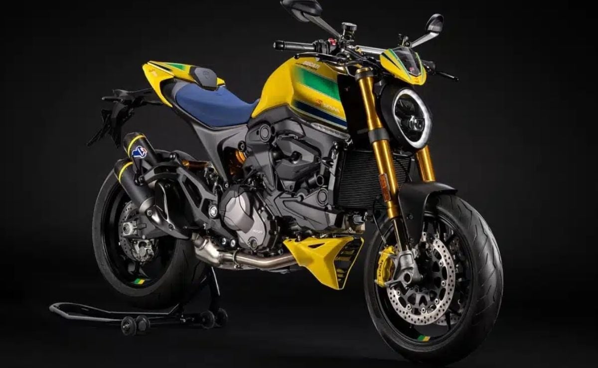 MDP Ducati Monster Senna un tributo La alianza legendaria: Ducati y Ayrton Senna, un tributo sobre dos ruedas
