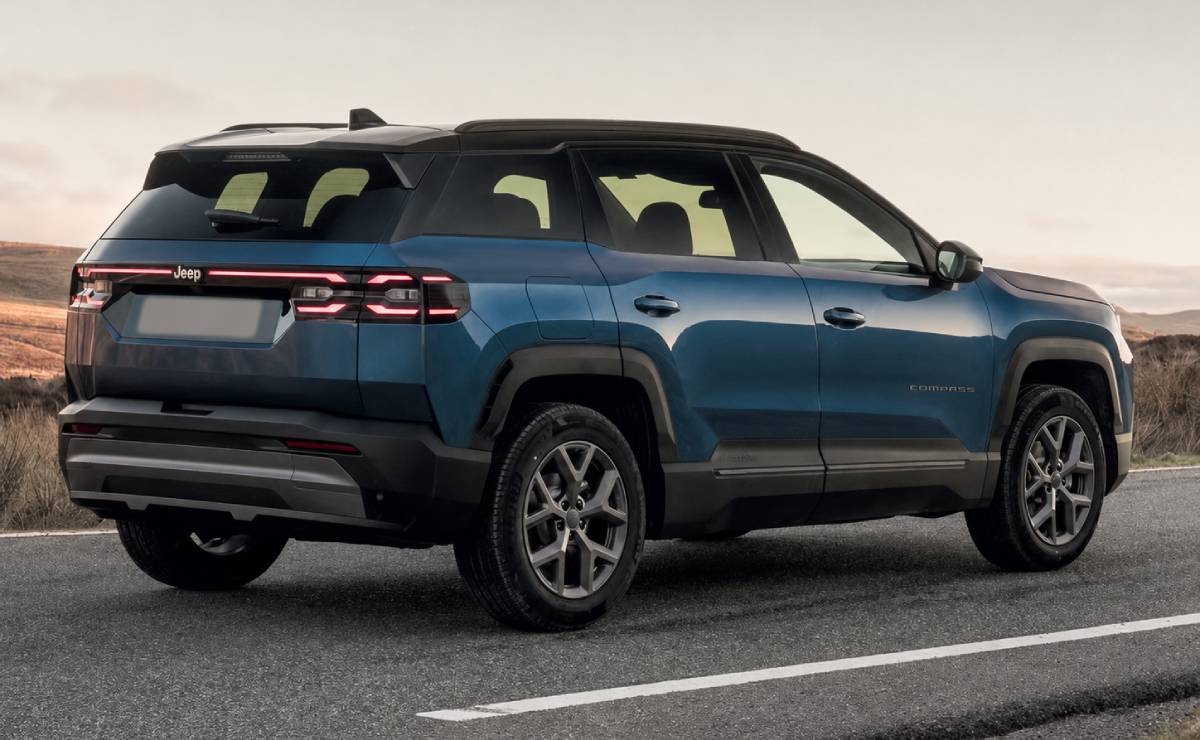 MDP Jeep Compass 2028 trasera Jeep Compass 2028: La Nueva Generación que Revolucionará el Mercado Latinoamericano