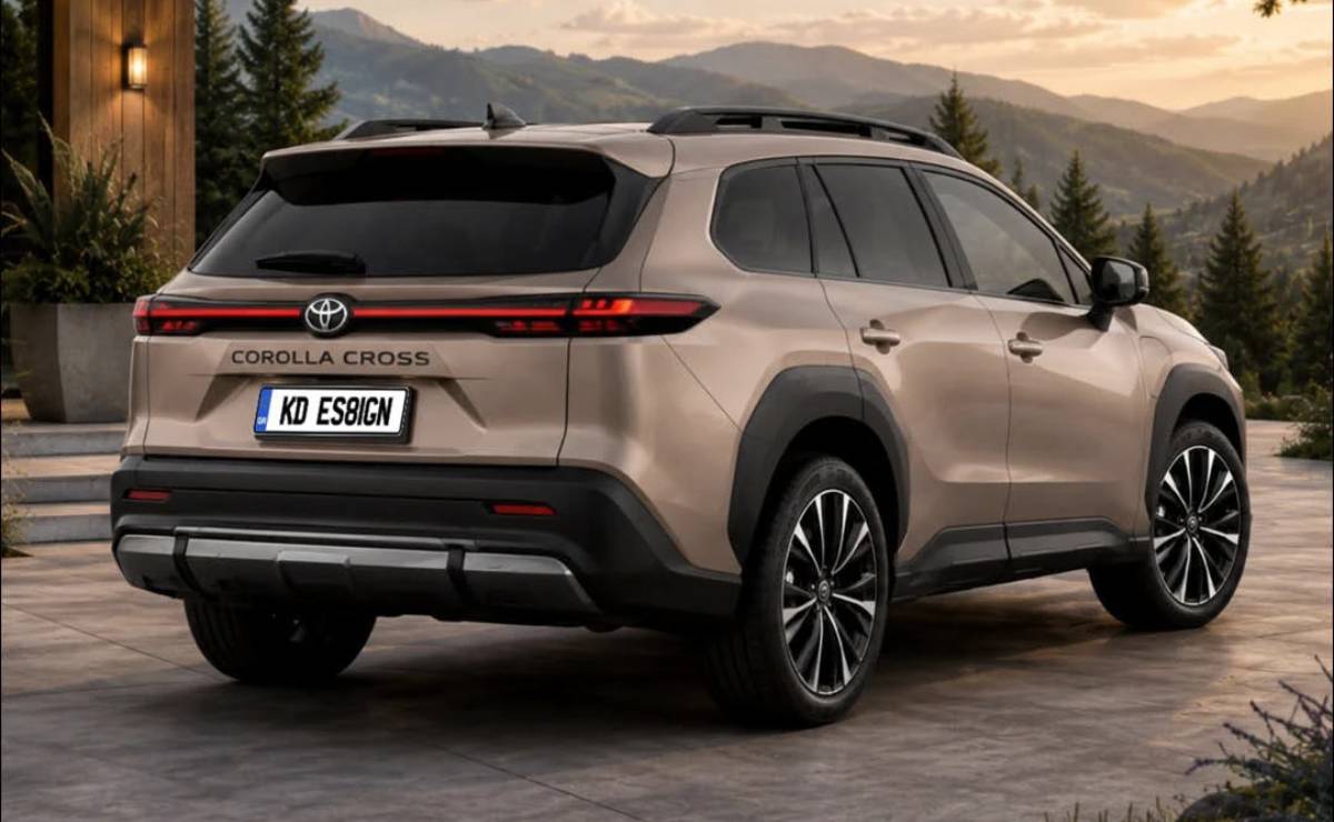 MDP Nuevo Toyota Corolla Cross trasera ¿Está Toyota por lanzar la nueva evolución del Corolla Cross en nuestra región?