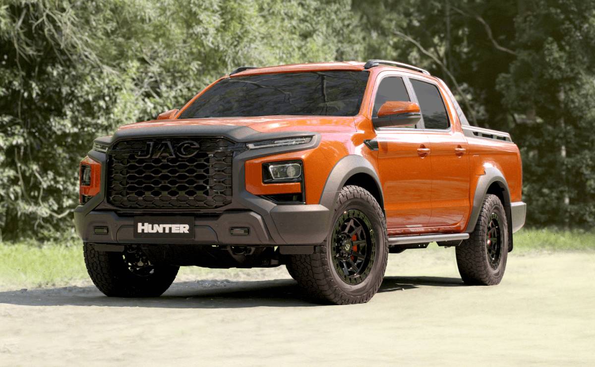 MDP Pick up JAC Hunter Phev frente JAC T9 Hunter PHEV: La Nueva Competidora en el Mercado de Pick-Ups Electrificadas en Australia