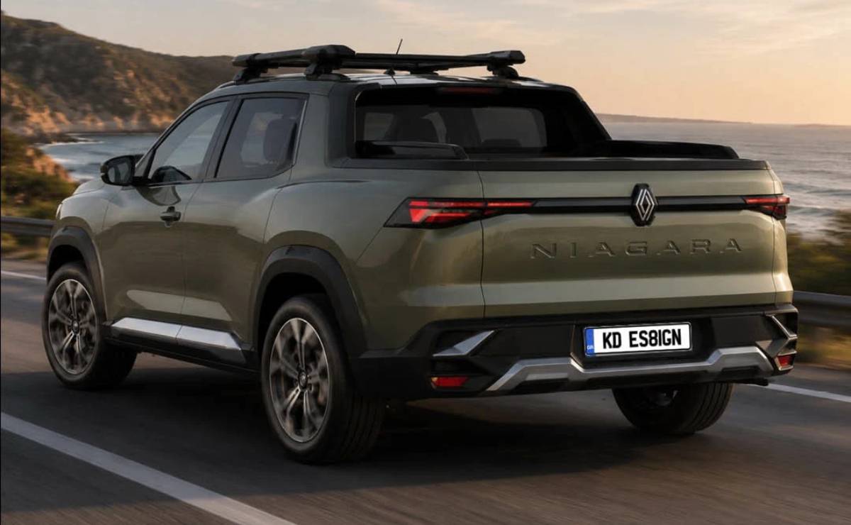 La Nueva Renault Niagara se Proyecta como la Pick-Up Más Esperada de la Región MDP Renault Niagara 2027 accion trasera La Nueva Renault Niagara se Proyecta como la Pick-Up Más Esperada de la Región