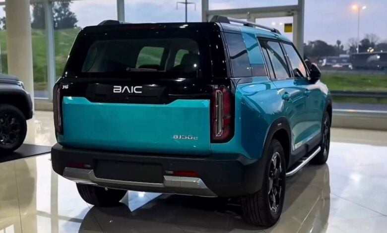¿Están los nuevos SUV chinos a punto de dominar el segmento mediano? MDP SUV BAIC BJ30 trasera 1 ¿Están los nuevos SUV chinos a punto de dominar el segmento mediano?