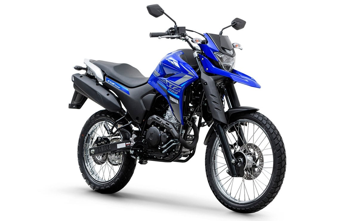 MDP Yamaha XTZ 250 A azul Yamaha XTZ 250: La Doble Propósito que Sigue Siendo Inigualable en Argentina