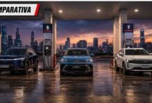 MDP comparativo de consumo SUV medianos Ford Territory, Toyota Corolla Cross y Volkswagen Taos: ¿Cuál SUV Mediano Elegir en 2026?