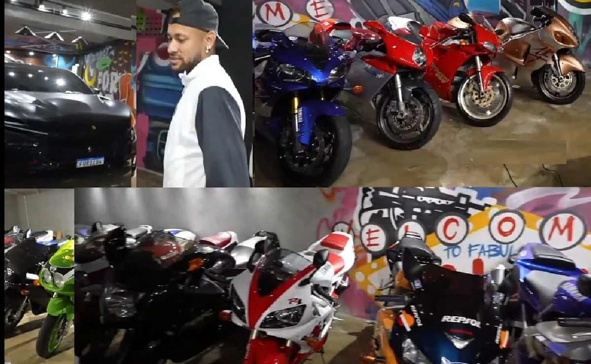 MDP motos neymar La impresionante colección de motos clásicas de Neymar Jr: Un vistazo exclusivo a su garage