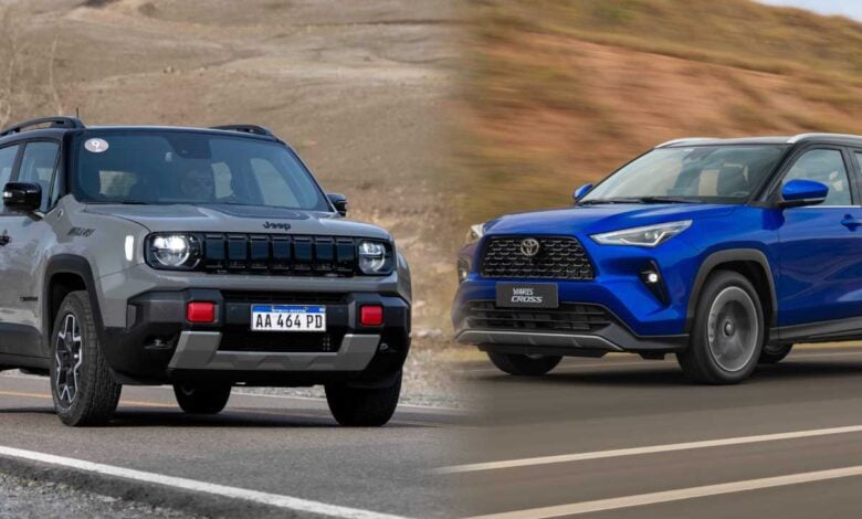 MDP Jeep Renegade vs Toyota yaris Cross Toyota Yaris Cross vs Jeep Renegade: ¿Quién se lleva la corona en el segmento SUV?