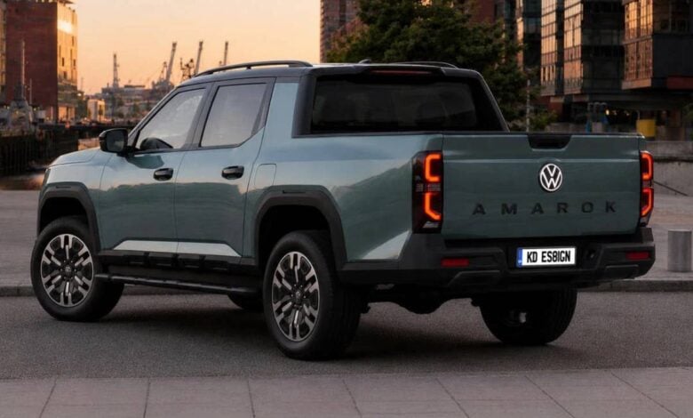 MDP Nueva Volkswagen Amarok trasera 1 Volkswagen Amarok: ¿La renovación más esperada del segmento de pick-ups en Sudamérica?