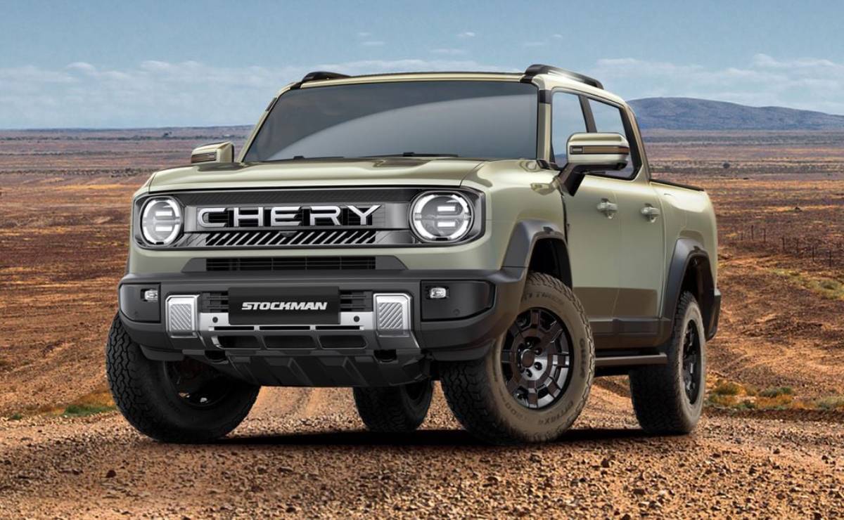 ¿La revolución de Chery en las pick-ups eléctricas? Te contamos todo sobre la Stockman Chery Stockman Frente