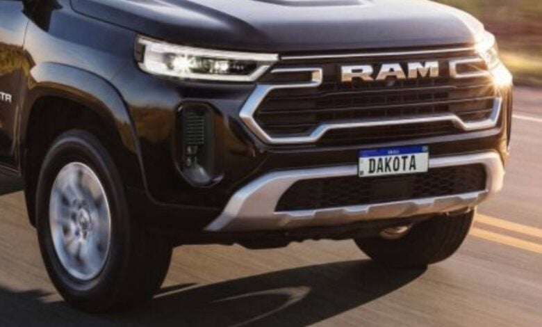 ¿Puede la nueva Ram Dakota Big Horn conquistar el segmento de pick-ups en Brasil? MDP RAM Dakota Big Horn teaser 1 ¿Puede la nueva Ram Dakota Big Horn conquistar el segmento de pick-ups en Brasil?