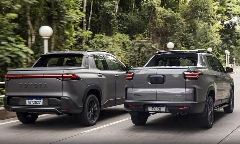 Toyota se Prepara para Revolucionar el Mercado de Pick-Ups Intermedias en Sudamérica MDP Toyota pick up vs Fiat Toro Toyota se Prepara para Revolucionar el Mercado de Pick-Ups Intermedias en Sudamérica