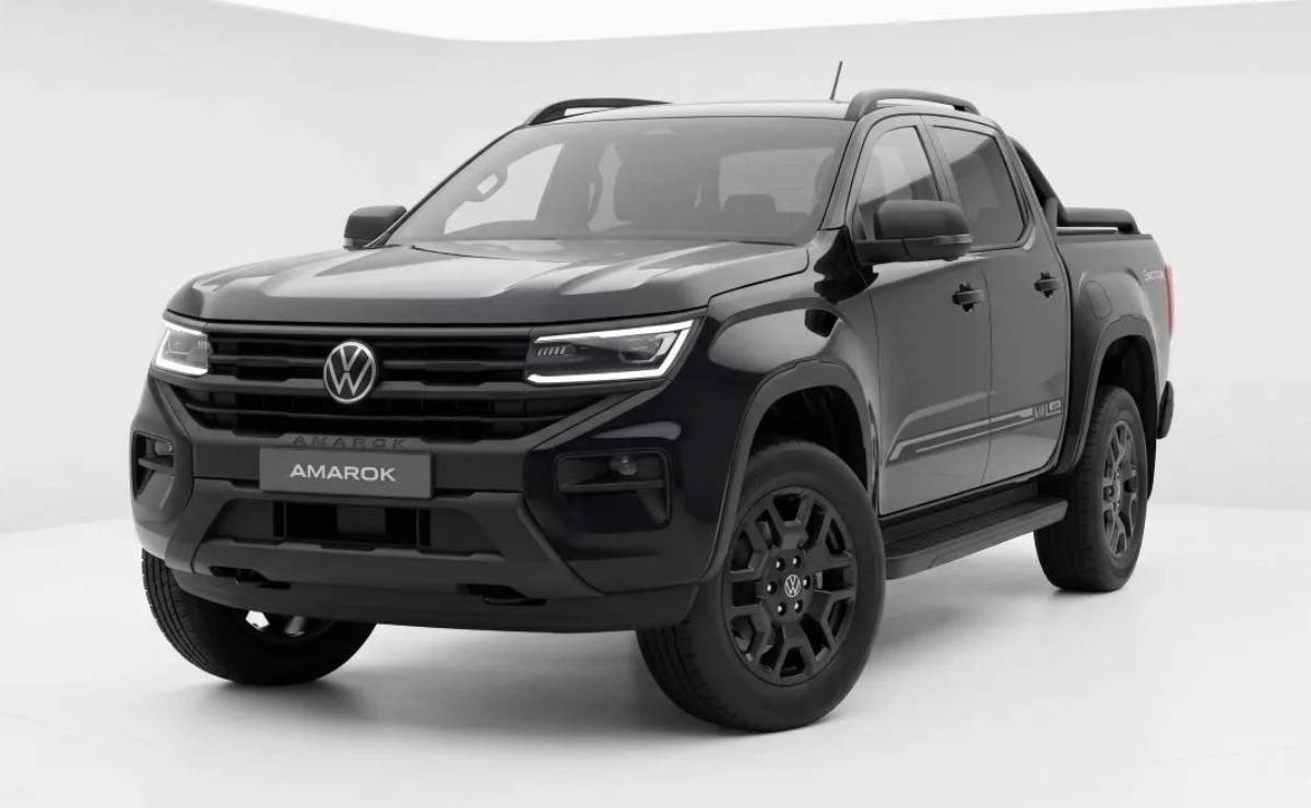 Volkswagen Amarok 2026: La Esperada Vuelta del Motor V6 Turbodiésel MDP Volkswagen Amarok Dark Label frente Volkswagen Amarok 2026: La Esperada Vuelta del Motor V6 Turbodiésel