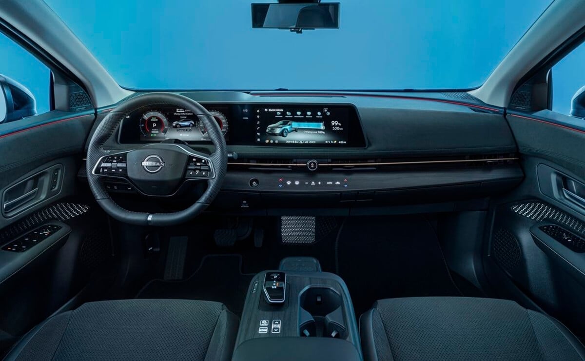 MDP Nissan Ariya 2026 por dentro 1 Nissan Ariya 2026: La renovación eléctrica que promete liderar el mercado