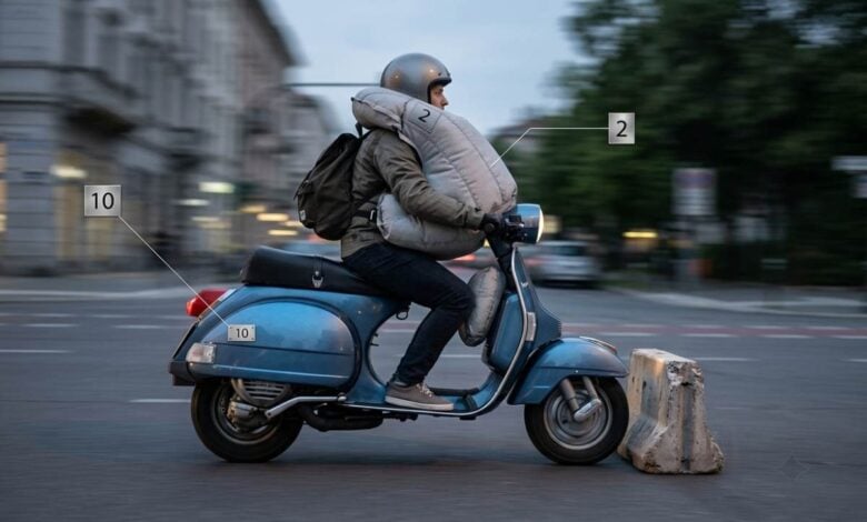 Nueva Tecnología de Seguridad para Motociclistas: ¿Estamos Frente al Futuro de los Viajes sobre Dos Ruedas? MDP airbag moto 1 Nueva Tecnología de Seguridad para Motociclistas: ¿Estamos Frente al Futuro de los Viajes sobre Dos Ruedas?