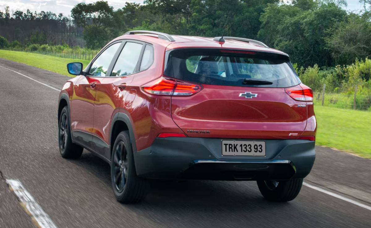 MDP Chevrolet Tracker RS accion trasera Chevrolet Tracker 2026: Una actualización que sigue marcando tendencia