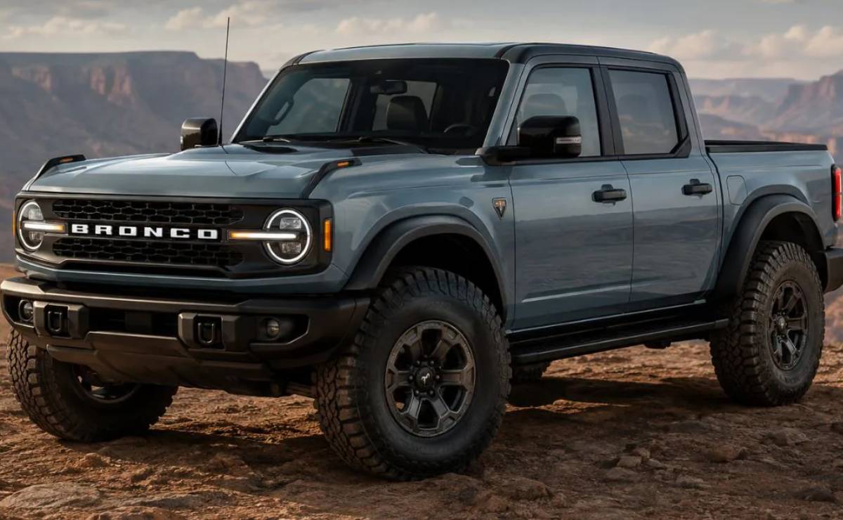 MDP Ford Bronco pick up frente ¿Ford Bronco pick-up: la rival perfecta para la Jeep Gladiator?