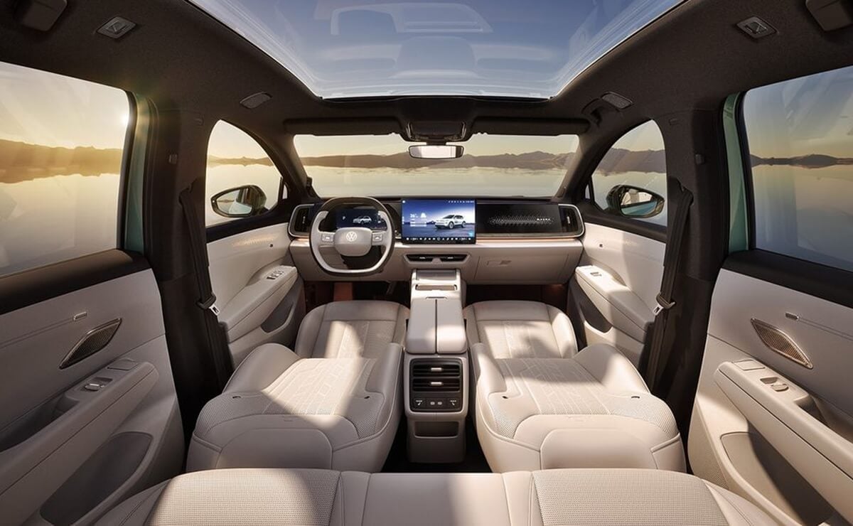 MDP ID. AURA T6 interior Volkswagen ID. Aura T6: Un Vistazo al Futuro Eléctrico desde China