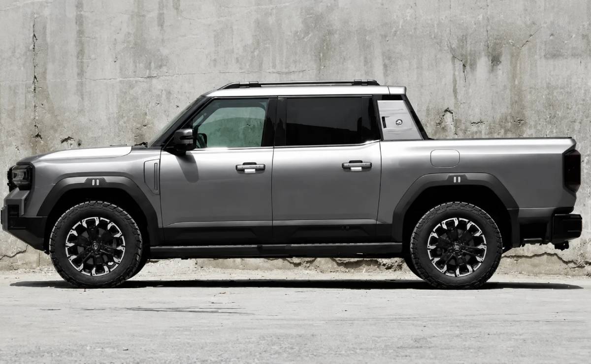 Jetour F700: La Revolución de las Pick-ups Electrificadas Llegó a China MDP Pick up Jetour F700 perfil 1 Jetour F700: La Revolución de las Pick-ups Electrificadas Llegó a China
