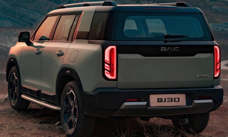 BAIC BJ30: La SUV que Revoluciona el Mercado con su Atractivo Precio MDP SUV Baic BJ30 trasera BAIC BJ30: La SUV que Revoluciona el Mercado con su Atractivo Precio