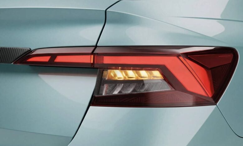 MDP Sedan Skoda Slavia teaser ¿Es el Skoda Slavia 2026 la renovación que esperábamos en India?
