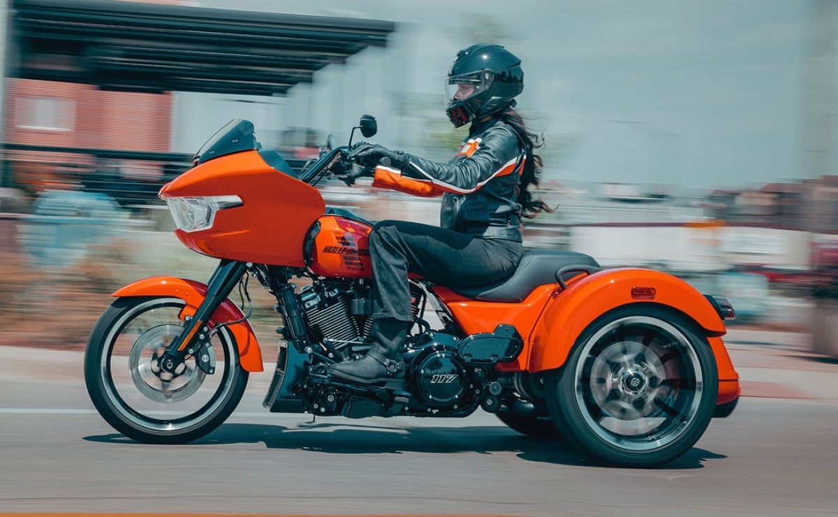 La Harley-Davidson Road Glide 3 2026: Revolucionando el mundo de los triciclos a motor Harley-Davidson Road Glide 3 en acción