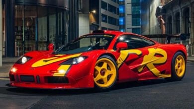 MDP mclaren f1 gtr pop art vendido por usd 3 1200x740 1 El McLaren F1 GTR de USD 34,6 millones que hizo historia en Monterey: una obra de arte sobre ruedas