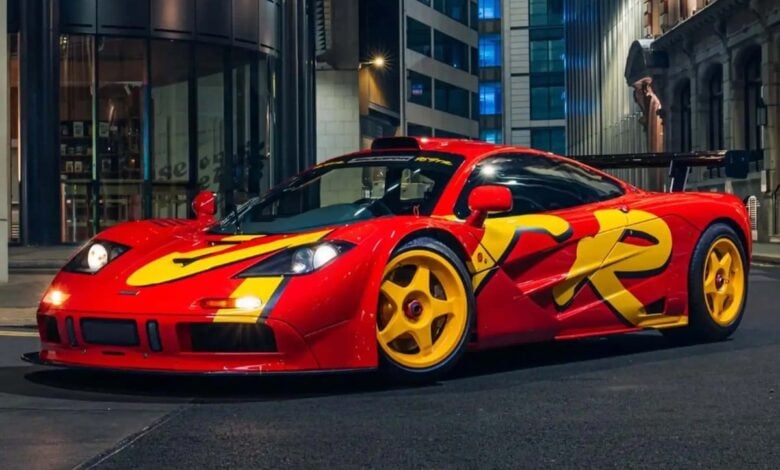 MDP mclaren f1 gtr pop art vendido por usd 3 1200x740 1 El McLaren F1 GTR de USD 34,6 millones que hizo historia en Monterey: una obra de arte sobre ruedas