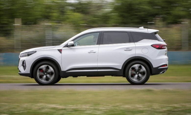 MDP Chery Tiggo Pro 7 accion perfil Chery Tiggo 7 Pro Hybrid: Una Nueva Era de Eficiencia y Tecnología en el Segmento SUV