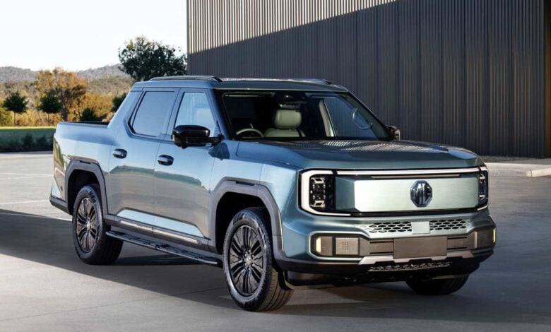 MGU9 EV: La esperada revolución de las pick-ups eléctricas llega a Australia MDP MG U9 pick up MGU9 EV: La esperada revolución de las pick-ups eléctricas llega a Australia