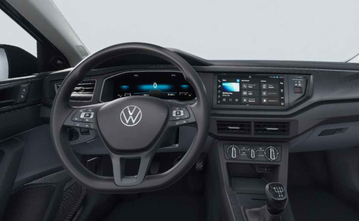 Volkswagen Virtus Sense: El Sedán Económico que Sorprende por su Equilibrio MDP Volkswagen Virtus Sense Interior Volkswagen Virtus Sense: El Sedán Económico que Sorprende por su Equilibrio