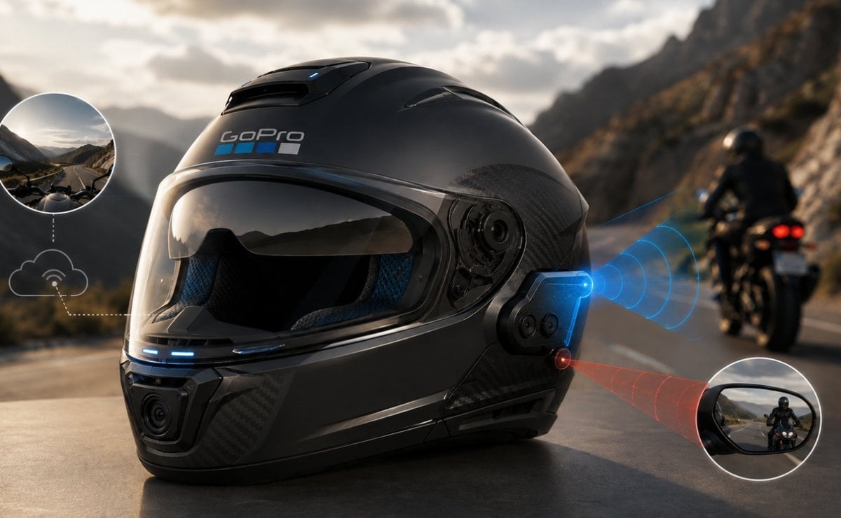 MDP casco moto ia gopro1 GoPro Revoluciona el Mercado con un Casco de Moto Inteligente con IA