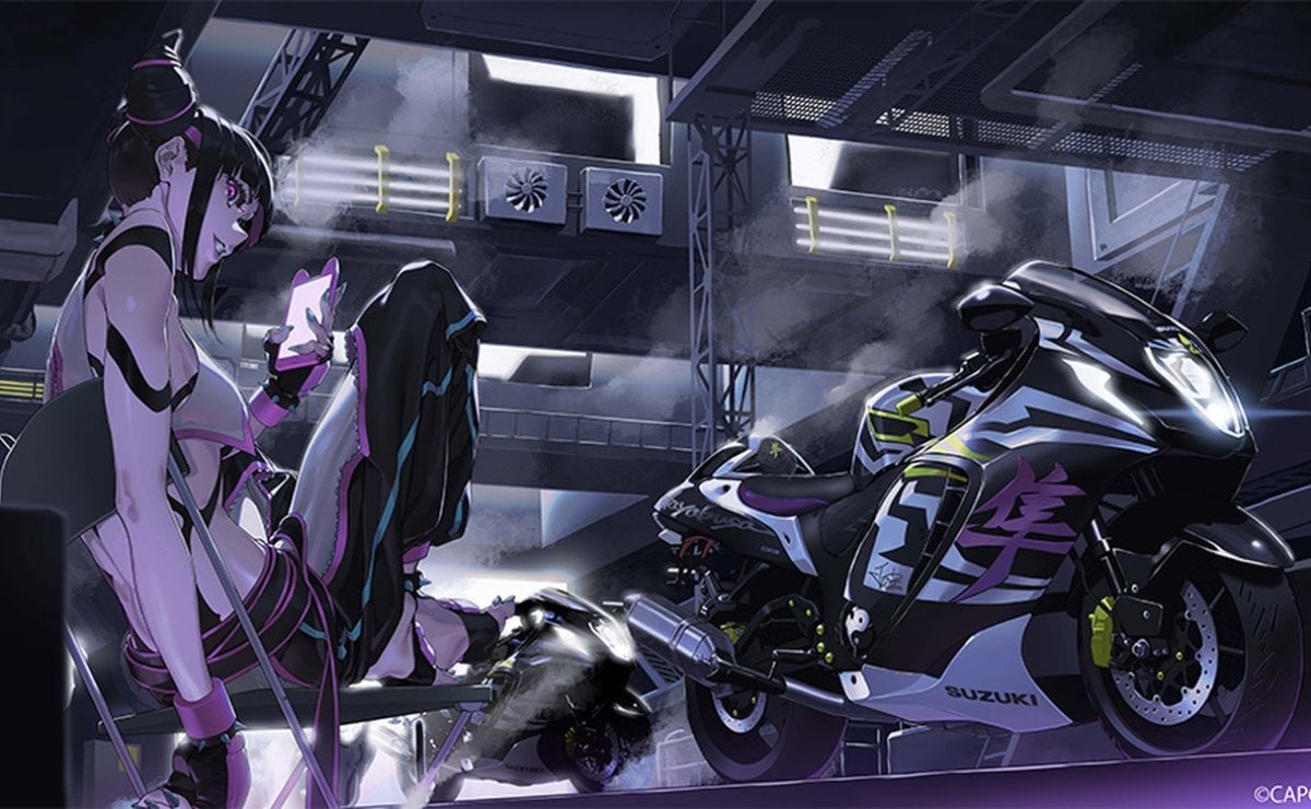 Suzuki y Street Fighter se Unen: La Hayabusa Edición JURI Llega Moviendo el Tablero MDP suzuki hayabusa by juri2 Suzuki y Street Fighter se Unen: La Hayabusa Edición JURI Llega Moviendo el Tablero
