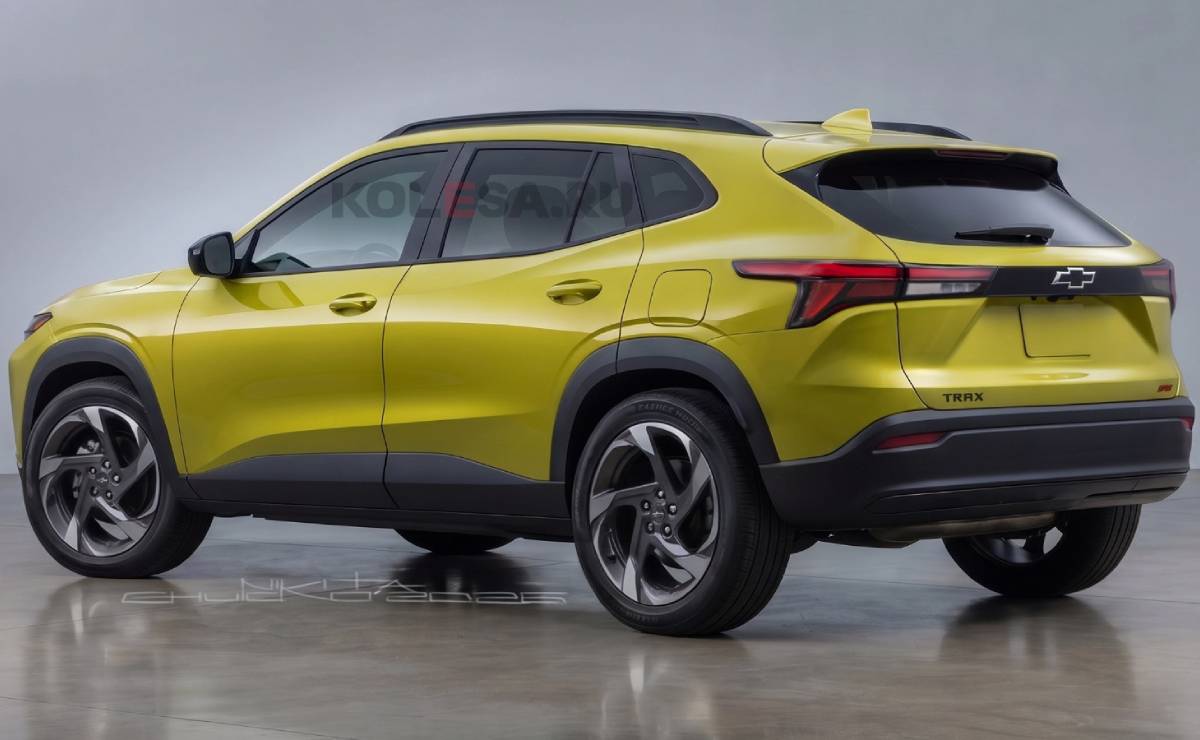 Chevrolet Trax 2027: Un rediseño audaz para conquistar el segmento SUV MDP Chevrolet Trax 2027 trasera Chevrolet Trax 2027: Un rediseño audaz para conquistar el segmento SUV