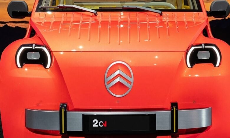 MDP Citroen 2 CV Concept uno de los nuevos modelos Stellantis Deslumbra en París con Seis Concept Cars Innovadores