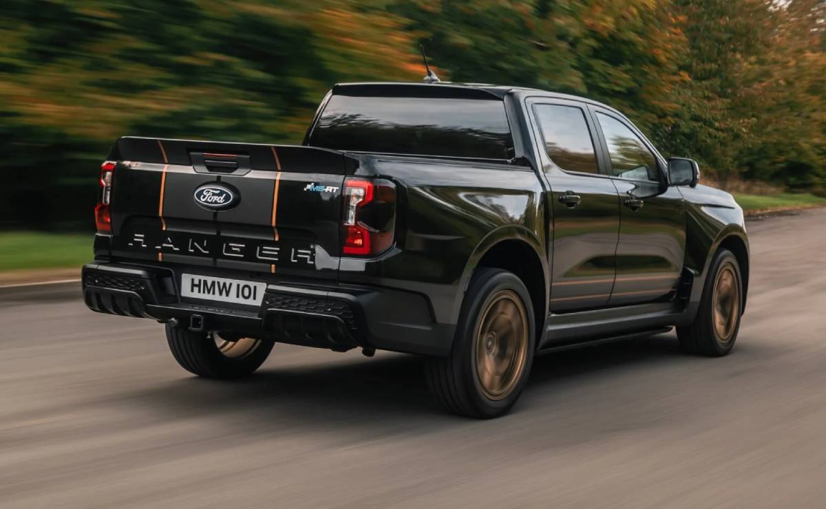 MDP Ford Ranger MS RT Champion Edition accion trasera Ford Ranger MS-RT Champion Edition: El Espíritu del Rally en la Calle