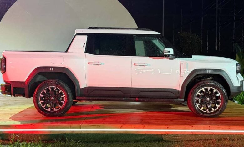 MDP Pick up Jetour F700 perfil 2 Jetour F700: La pick-up híbrida que promete cambiar el mercado automotriz