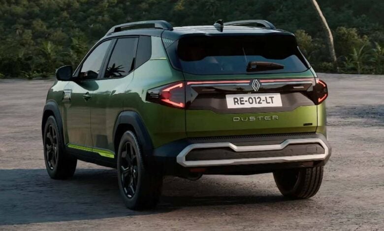 Renault Duster Híbrido: Una Puerta al Futuro Ecológico en India MDP Renault Duster Hybrid trasera 1 Renault Duster Híbrido: Una Puerta al Futuro Ecológico en India