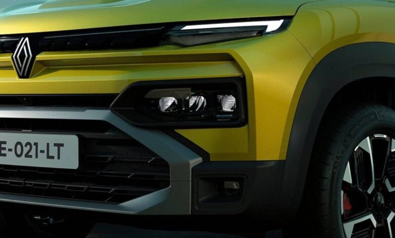MDP Renault Kiger teaser ¿Puede el renovado Renault Kiger redefinir el mercado de SUV compactos en India?