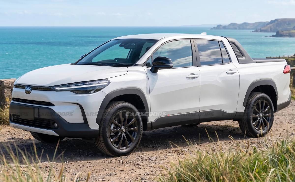 Toyota sorprende con una nueva camioneta basada en el Corolla Cross: ¿La competencia directa de las monocasco compactas? MDP Toyota Corolla Cross pick up frente 2 Toyota sorprende con una nueva camioneta basada en el Corolla Cross: ¿La competencia directa de las monocasco compactas?